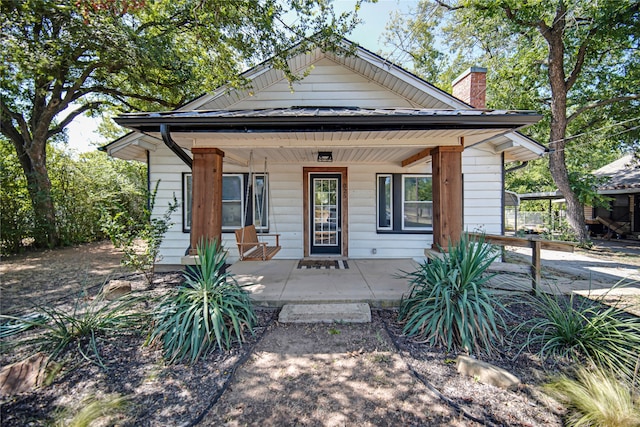 bungalow with covered porch