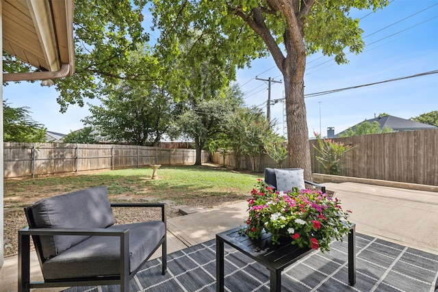 view of patio