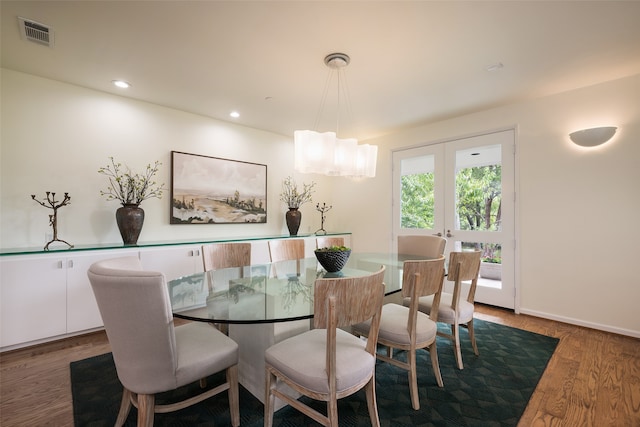 dining room featuring hardwood / wood-style floors