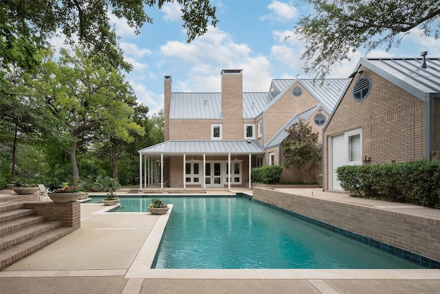 rear view of house with a patio area