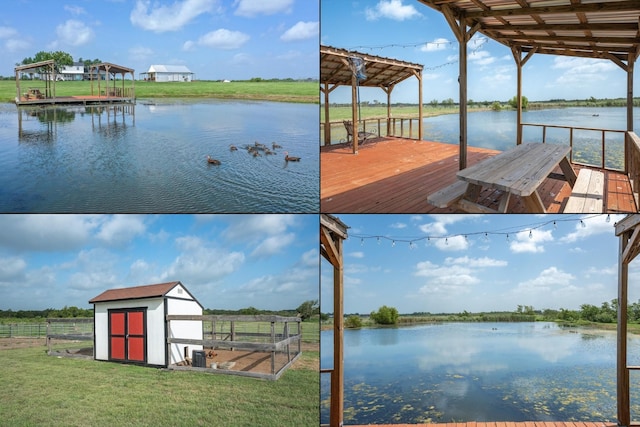 1320 Murrah Ln, Kaufman, TX 75142 - dock featuring a water view