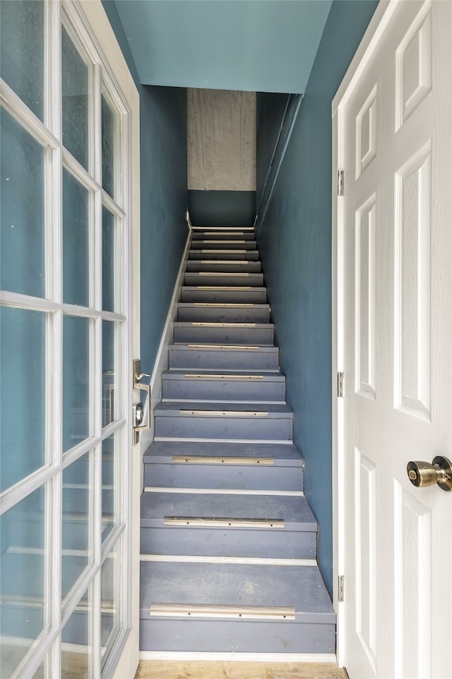 view of staircase