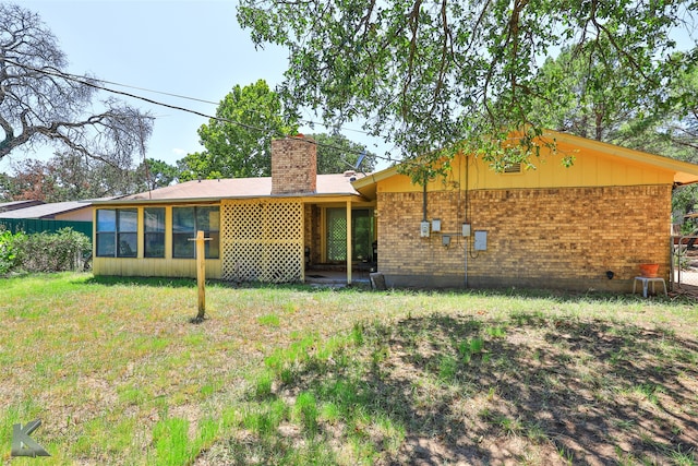 view of rear view of house