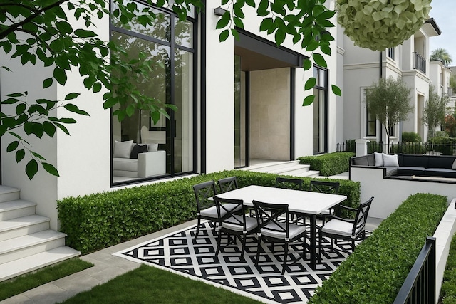 457 Watson Blvd, Frisco, TX 75033 - exterior space featuring outdoor dining space and a patio