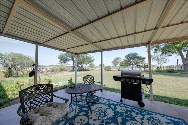 view of patio / terrace with grilling area