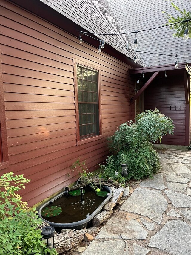 view of home's exterior featuring a patio