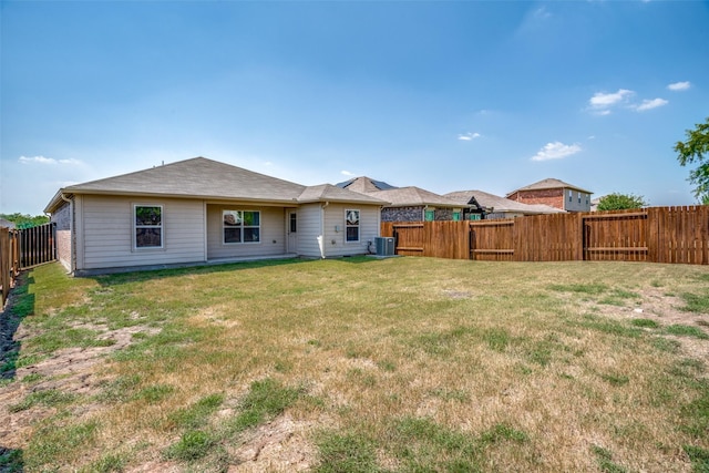 311 Soap Tree Dr, Princeton, TX 75407 - back of property featuring central AC