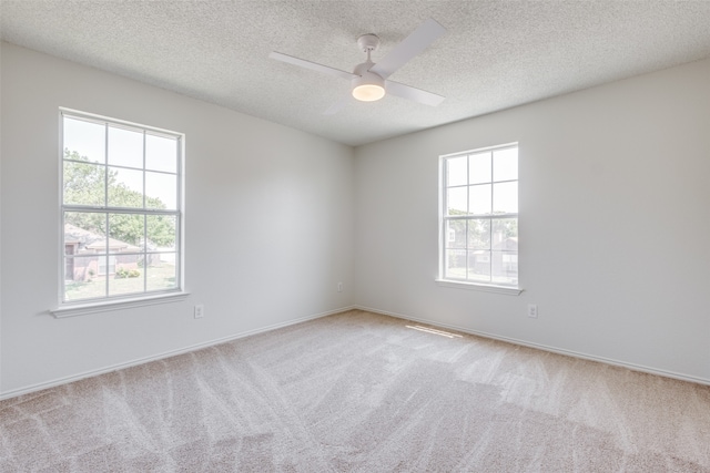 empty room featuring carpet floors and a healthy amount of sunlight