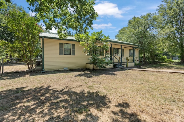 view of front of property