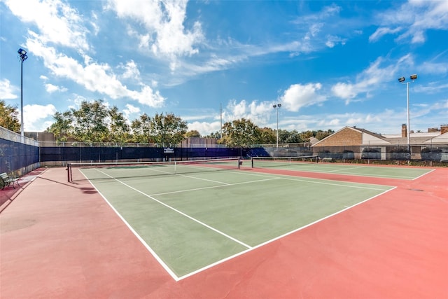 view of sport court