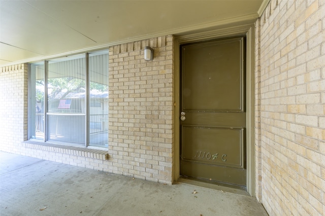 view of entrance to property