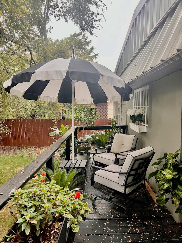 view of patio