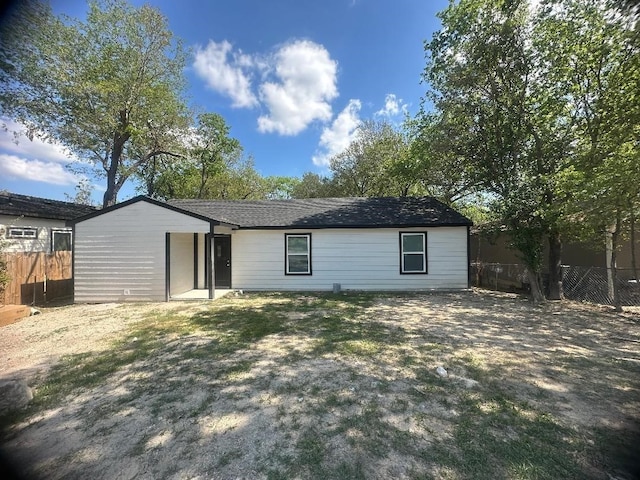 view of rear view of house