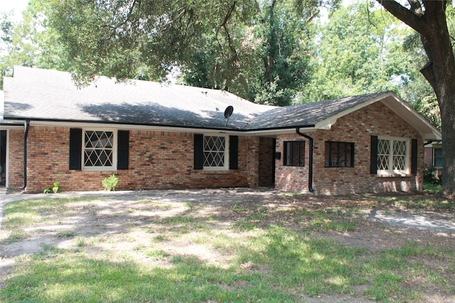 view of ranch-style home