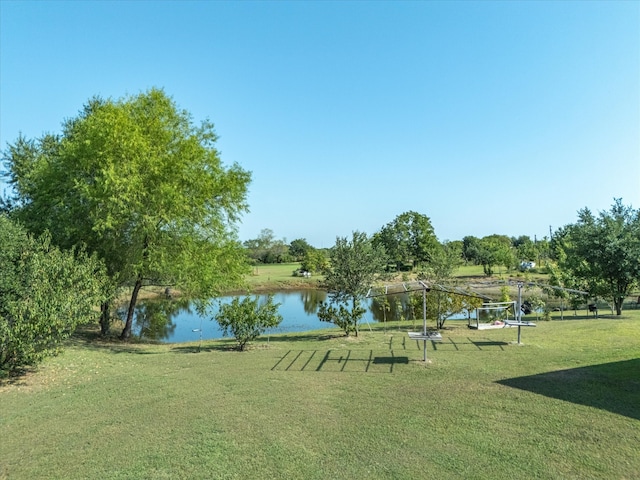 view of water feature