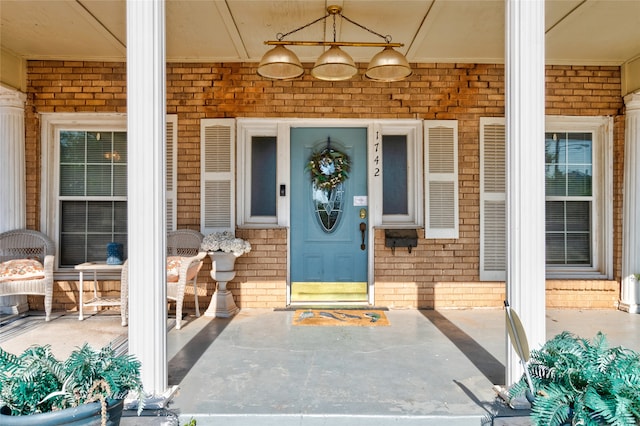 view of entrance to property