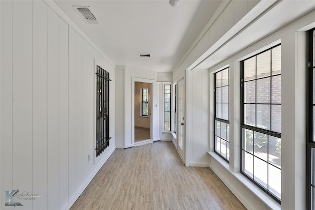 entryway featuring light wood-type flooring