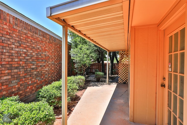 view of patio