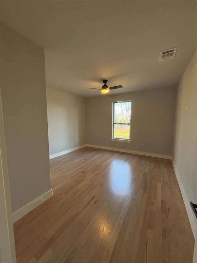 108 Southern Pine Pl, Mabank, TX 75156 - unfurnished room with baseboards, light wood-style flooring, and ceiling fan