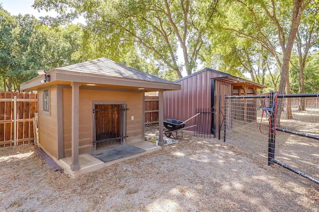 view of outbuilding