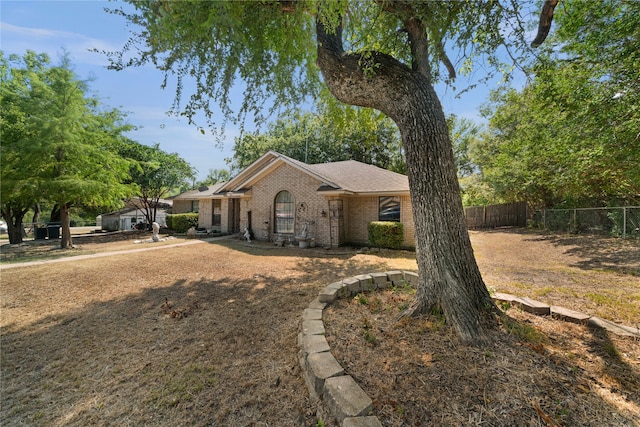 view of ranch-style house