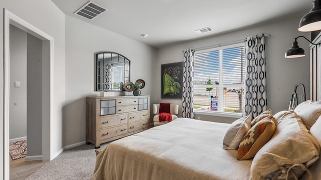 view of tiled bedroom