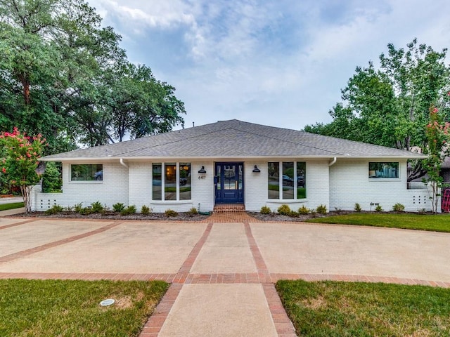 view of ranch-style home