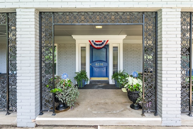 view of entrance to property