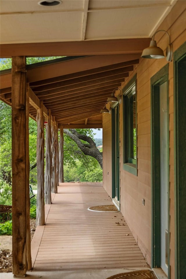 view of deck