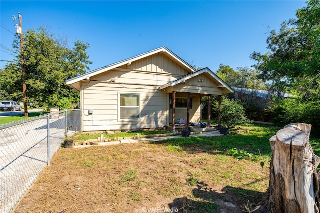 view of bungalow