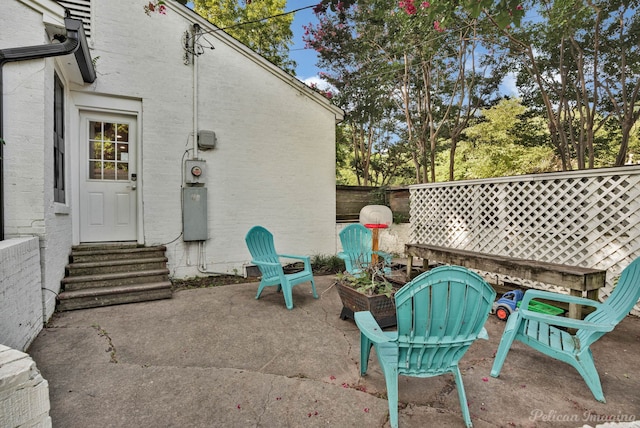 view of patio