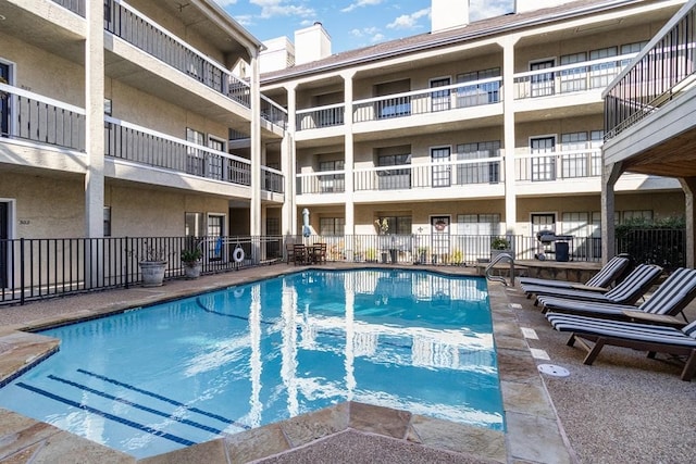 view of pool