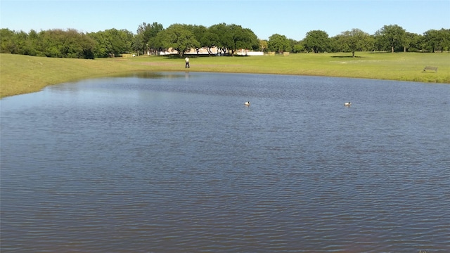 view of water feature