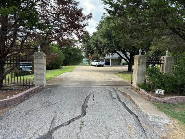 view of road