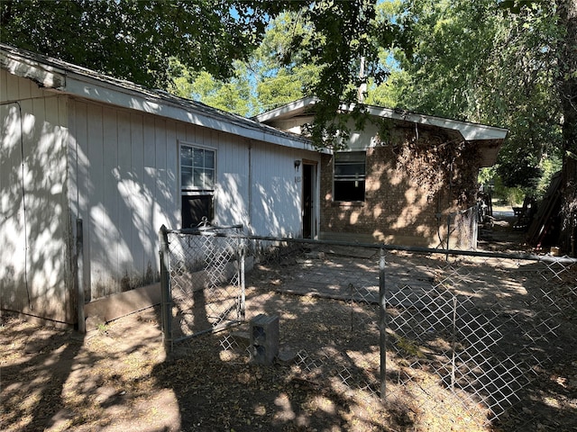 view of side of property