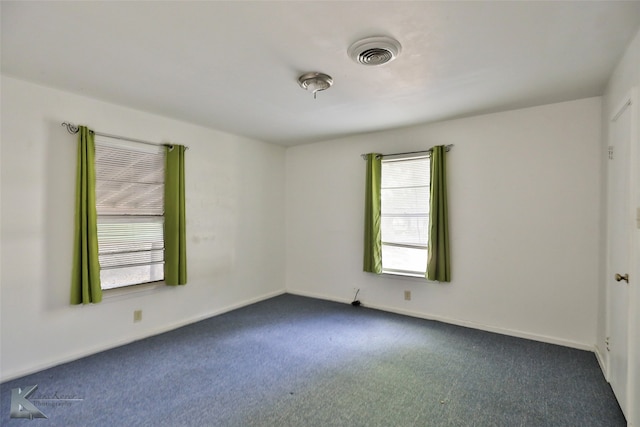 spare room with carpet