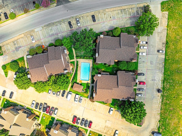 bird's eye view featuring a residential view