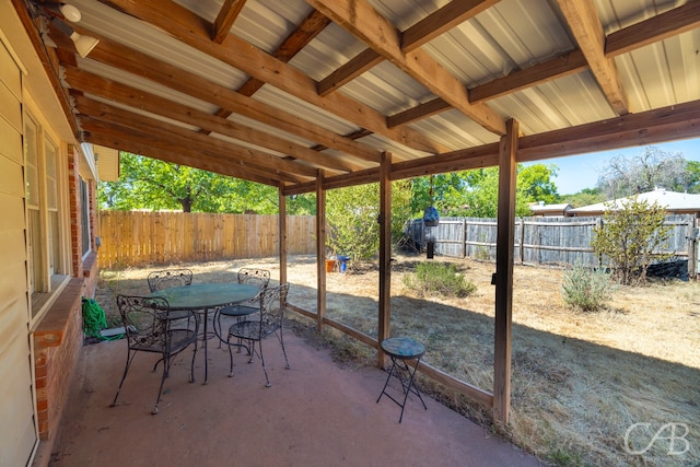 view of patio