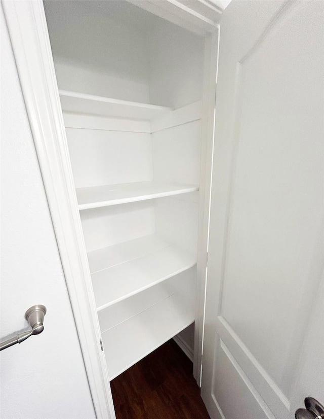 view of closet