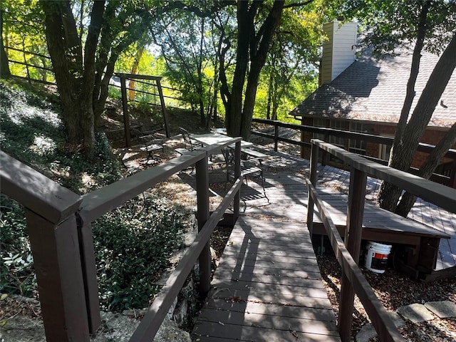 view of deck