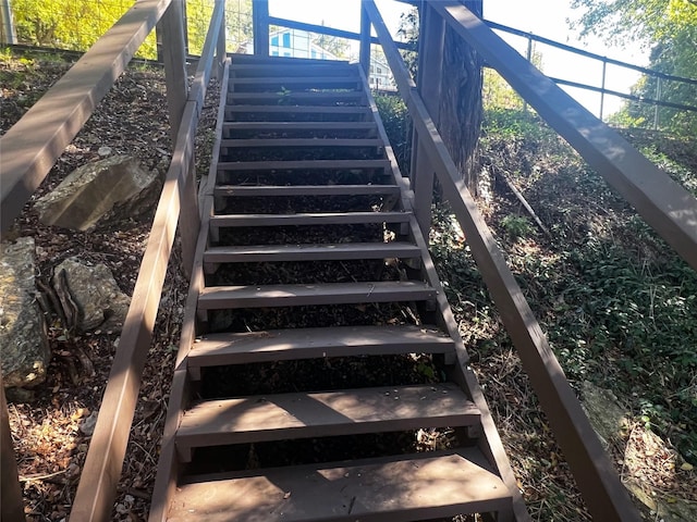view of staircase