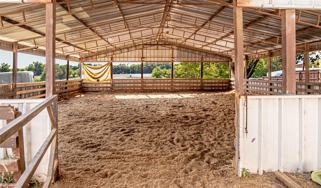 view of stable