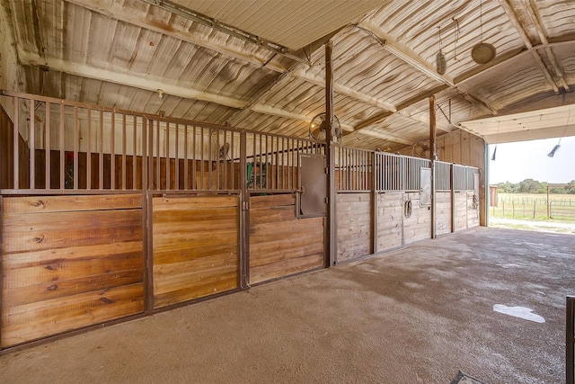 view of stable