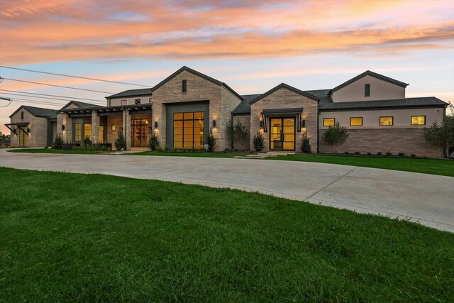 entrance to property with french doors