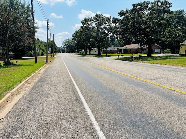 view of road