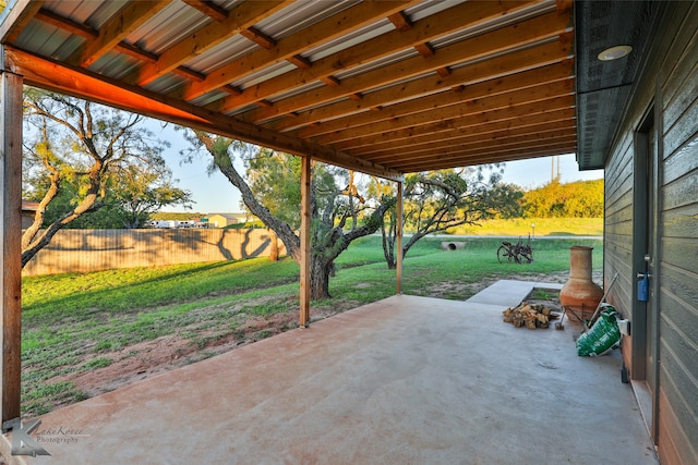 view of patio