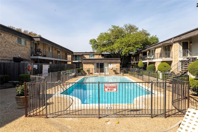 view of pool