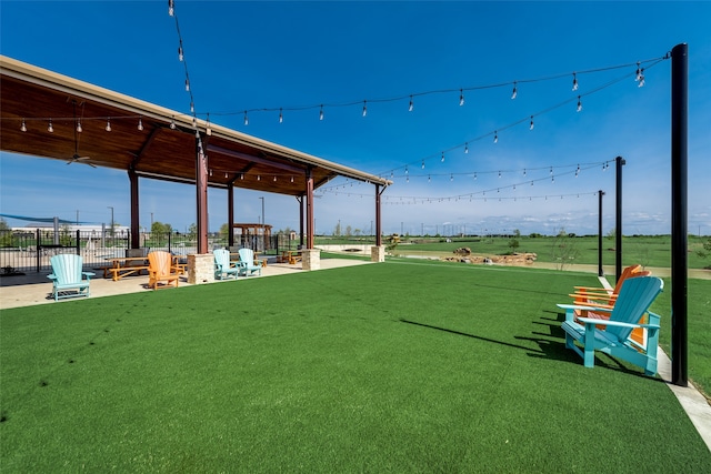 view of yard featuring a patio area