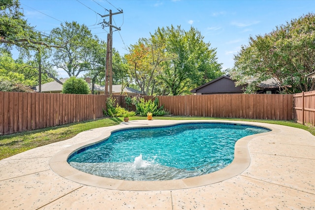 view of pool