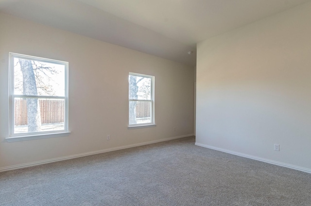 empty room with carpet floors